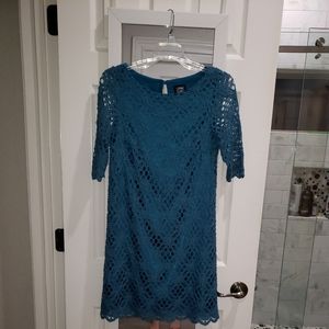 JAX Blue Lace Dress Size 4